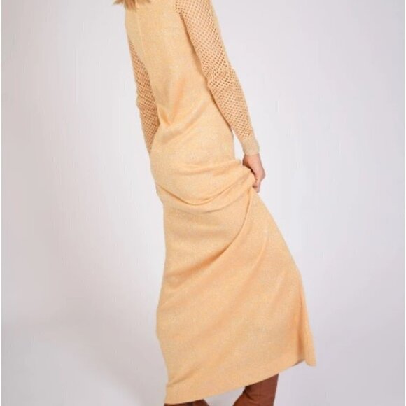 Vintage Anne Fogarty Rare 1960's Gold Knit Gown - Near Mint Condition - Picture 2 of 10